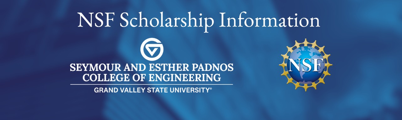 GVSU PCE Logo, NSF Logo